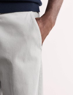 Italské kalhoty chino mírně projmutého střihu