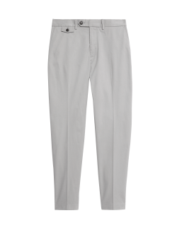 Italské kalhoty chino mírně projmutého střihu