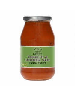 Rajčatová omáčka na těstoviny s červenou paprikou, mrkví, cibulí a cuketou