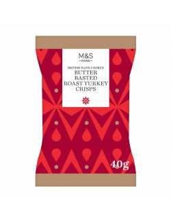 Bramborové lupínky s příchutí sušeného másla a pečené krůty