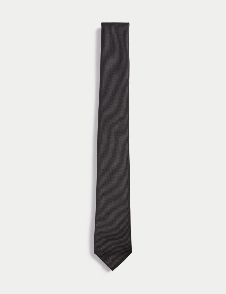 Machine Washable Skinny Plain Tie