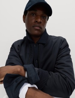 Bundokošile s vysokým podílem bavlny a motivem rybí kosti