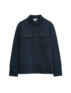 Bundokošile s vysokým podílem bavlny a motivem rybí kosti