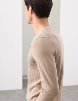 Pure Extra Fine Merino Wool V-Neck Jumper