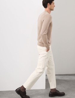Pure Extra Fine Merino Wool V-Neck Jumper