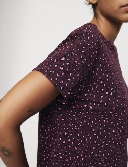 Cotton Rich Printed Pyjama Set