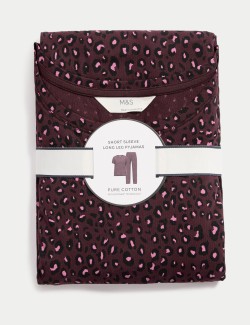 Cotton Rich Printed Pyjama Set