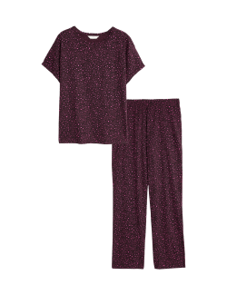 Cotton Rich Printed Pyjama Set