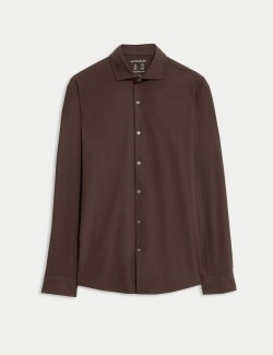 Strečová funkční košile projmutého střihu