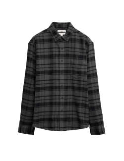 Čistě bavlněná flanelová košile