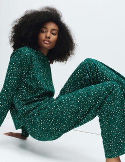 Pure Cotton Printed Pyjama Set