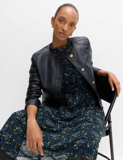 Květované nabírané midaxi šaty se zvýrazněným pasem a řasením