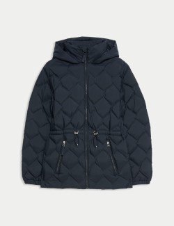 Feather & Down Zig Zag Quilted Jacket