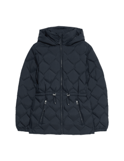 Feather & Down Zig Zag Quilted Jacket