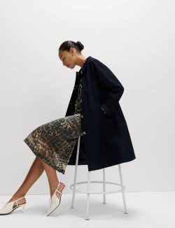 Animal Print Midi Skirt