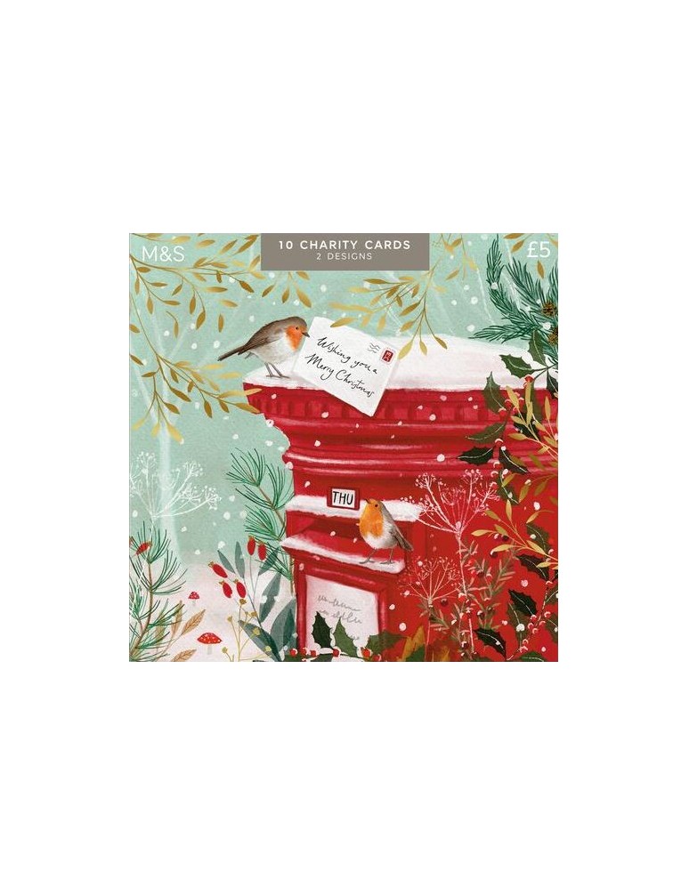 10 vánočních přání, 2 vzory