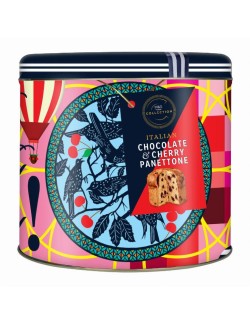 Italský sladký chléb s třešněmi a kousky čokolády