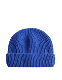 Žebrovaný čepice s čepicí