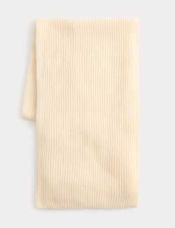 Žebrovaný pletený šátek