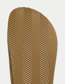 Suede Shearling Mule Slippers with Freshfeet™