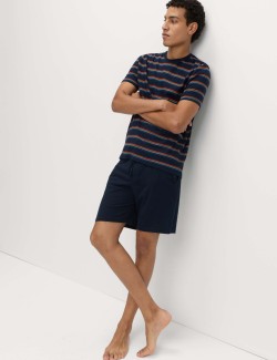 Pyžamová souprava s duhovými pruhy, z čisté bavlny