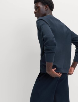 Domácí šortky z čisté bavlny s vaflovou texturou