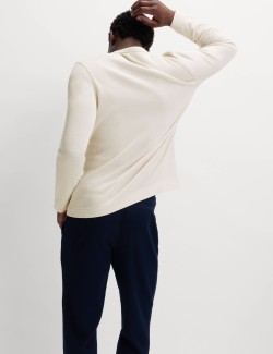 Bavlněný top Henley Loungewear