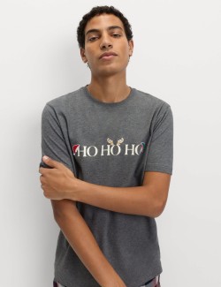 Ležérní top z čisté bavlny Ho Ho Ho