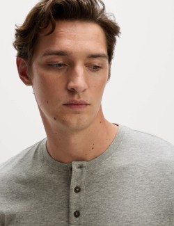 Kostkovaná pyžamová souprava z čisté bavlny s rozhalenkou