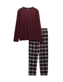 Pyžamová souprava z česané bavlny