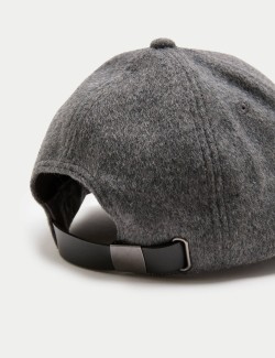 Wool Blend Baseball Cap