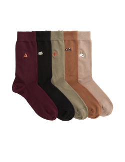 5pk Cool & Fresh™ Outdoor Cotton Rich Socks