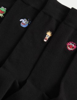 5 ks ponožek Cool Fresh™ Muppets s vysokým obsahem bavlny