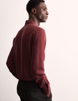 Košile z čistého hedvábí