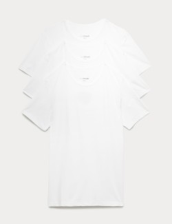 3pk Cotton Rich Cool & Fresh™ Vests