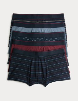 Bokové bavlněné strečové trenýrky s technologií Cool & Fresh™, 5 ks