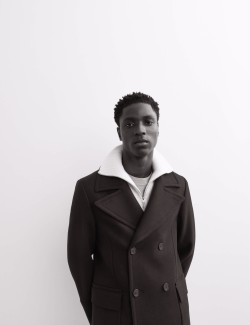 Italian Wool Revere Coat