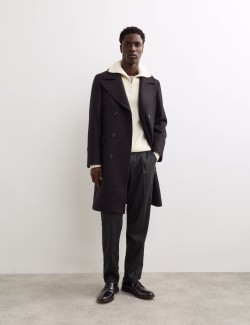 Italian Wool Revere Coat