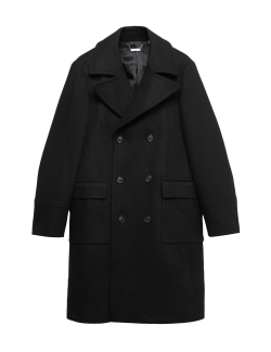 Italian Wool Revere Coat