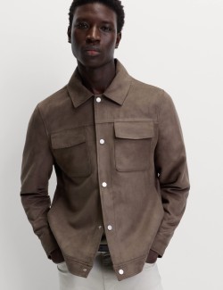 Kamioňácká bunda z umělého semiše