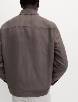 Kamioňácká bunda z umělého semiše