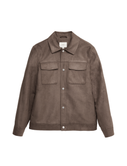 Kamioňácká bunda z umělého semiše