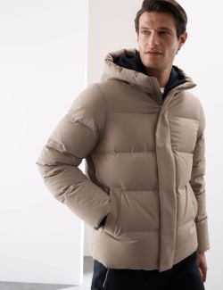 Péřová prošívaná bunda s motivem Stormwear™