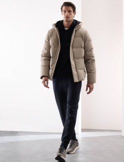 Péřová prošívaná bunda s motivem Stormwear™