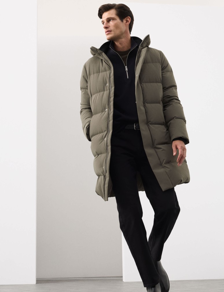 Zateplená bunda, z peří a prachového peří s technologií Stormwear™