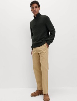 Loose Fit Stretch Chinos