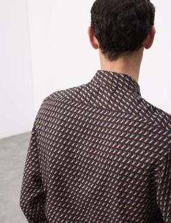 Regular Fit Geometric Print Shirt