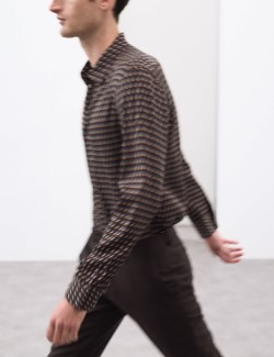 Regular Fit Geometric Print Shirt