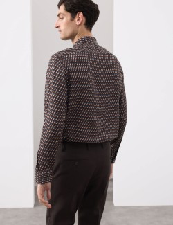 Regular Fit Geometric Print Shirt