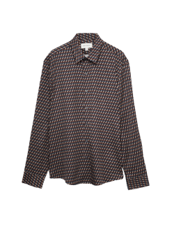 Regular Fit Geometric Print Shirt